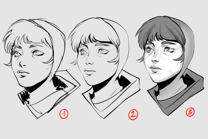 Character process